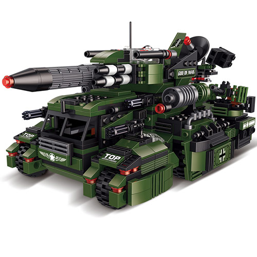 军事系列坦克飞机战车玩具益智积木拼装男孩子儿童礼物
