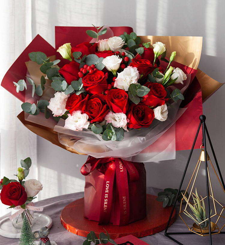 想在情人节这天给男友送鲜花，送什么花最适合适合
