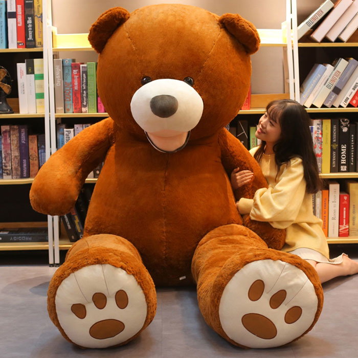 泰迪熊公仔抱抱熊女可爱毛绒玩具大熊特大号