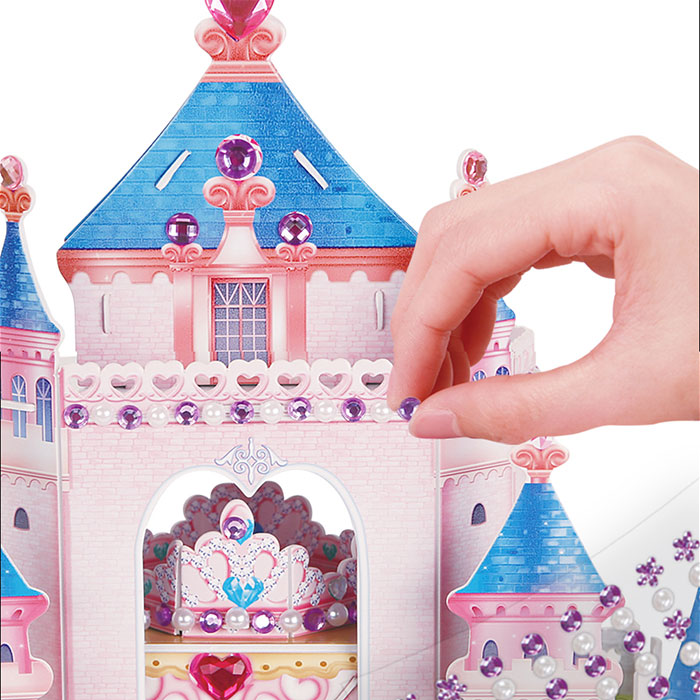 3D立体拼图儿童公主城堡模型DIY手工玩具女孩儿童生日礼物