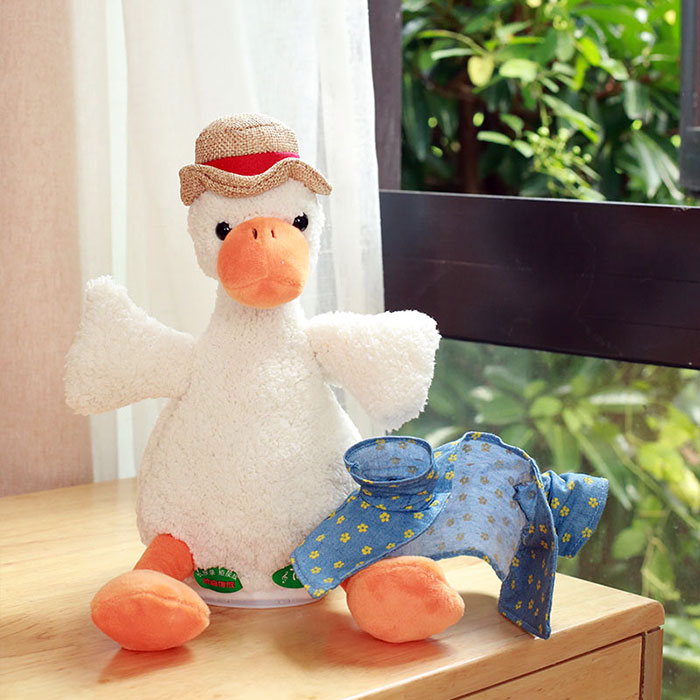 可以对话的沙雕复读鸭互怼玩偶网红鸭子玩具创意礼物