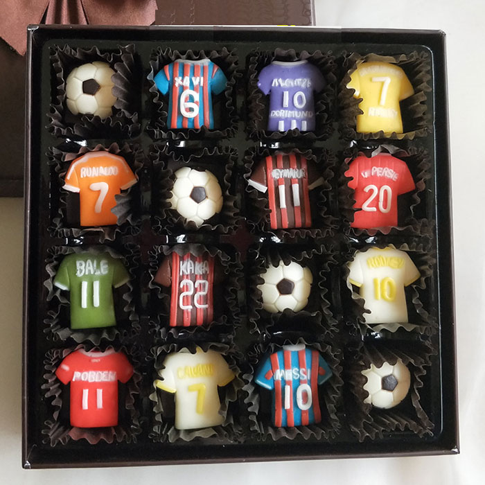 创意足球主题巧克力礼盒