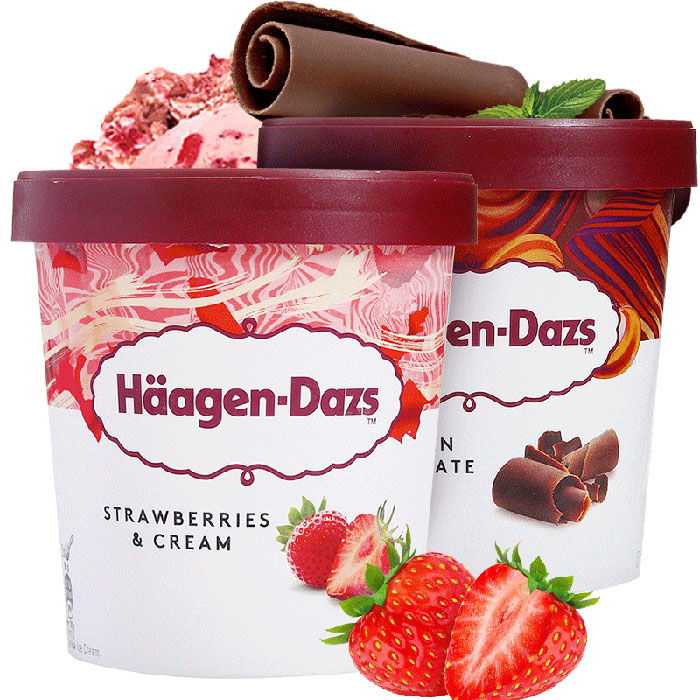 哈根达斯冰淇淋2桶装