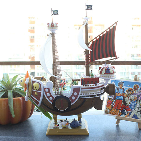海贼王阳光号模型拼装手办玩具摆件男生小朋友生日创意礼物