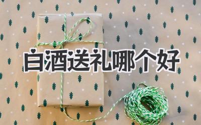 白酒送礼哪个好