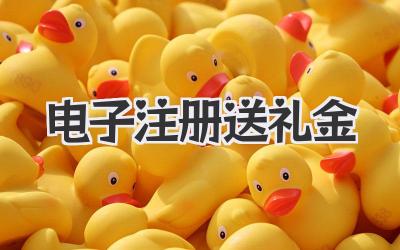 电子注册送礼金
