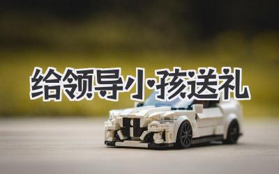 给领导小孩送礼