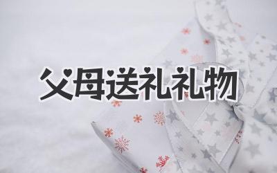 父母送礼礼物