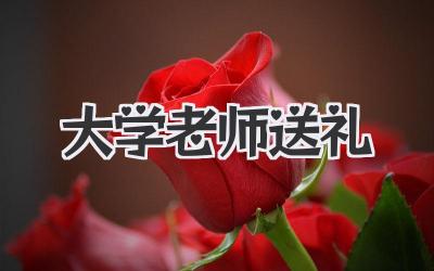 大学老师送礼