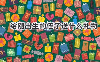给刚出生的侄子送什么礼物