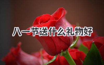 八一节送什么礼物好