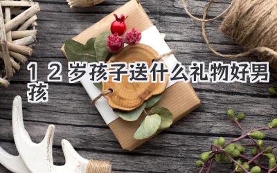 12岁孩子送什么礼物好男孩