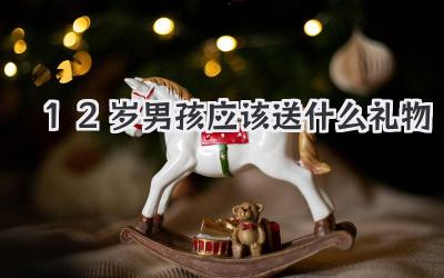 12岁男孩应该送什么礼物
