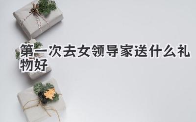 第一次去女领导家送什么礼物好
