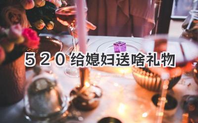 520给媳妇送啥礼物