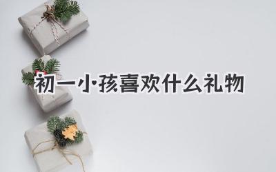 初一小孩喜欢什么礼物