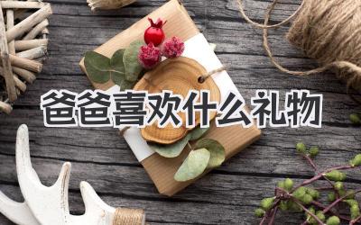 爸爸喜欢什么礼物