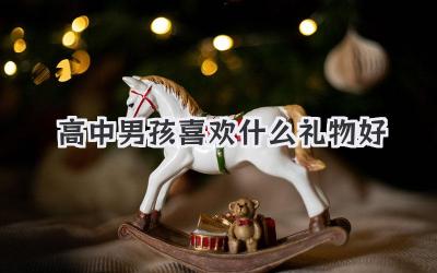 高中男孩喜欢什么礼物好