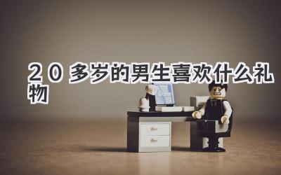 20多岁的男生喜欢什么礼物