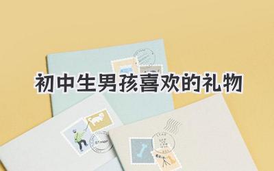 初中生男孩喜欢的礼物