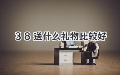 3.8送什么礼物比较好