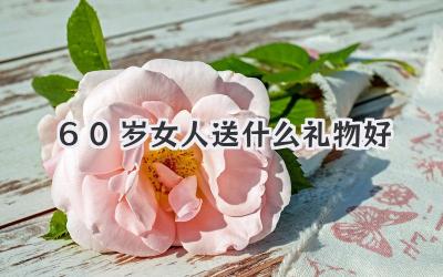 60岁女人送什么礼物好