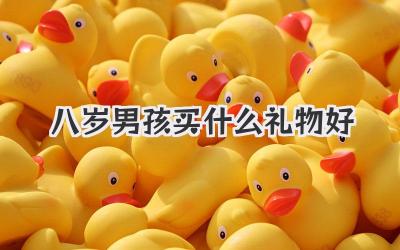 八岁男孩买什么礼物好