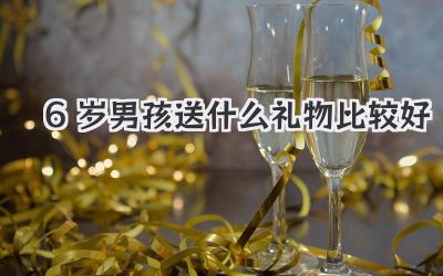 6岁男孩送什么礼物比较好