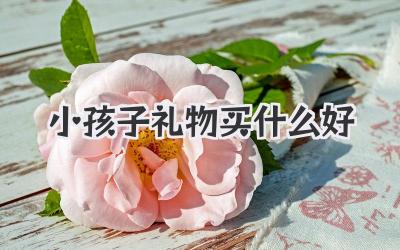 小孩子礼物买什么好