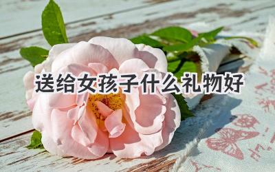 送给女孩子什么礼物好