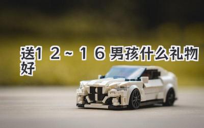 送12~16男孩什么礼物好