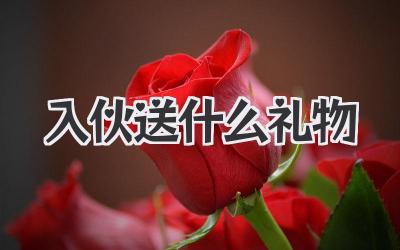 入伙送什么礼物