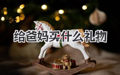 给爸妈买什么礼物