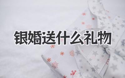 银婚送什么礼物