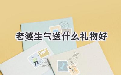 老婆生气送什么礼物好