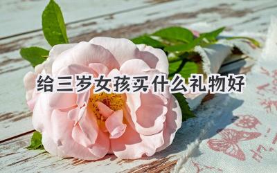 给三岁女孩买什么礼物好
