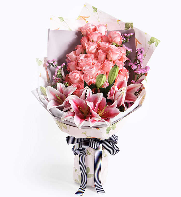 送女友百合花适合吗