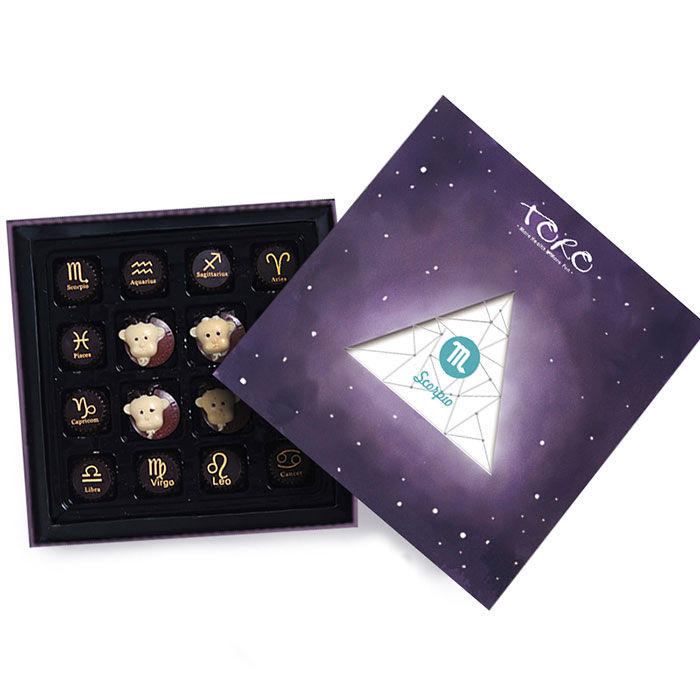 适合送给女生小朋友的12星座巧克力礼盒