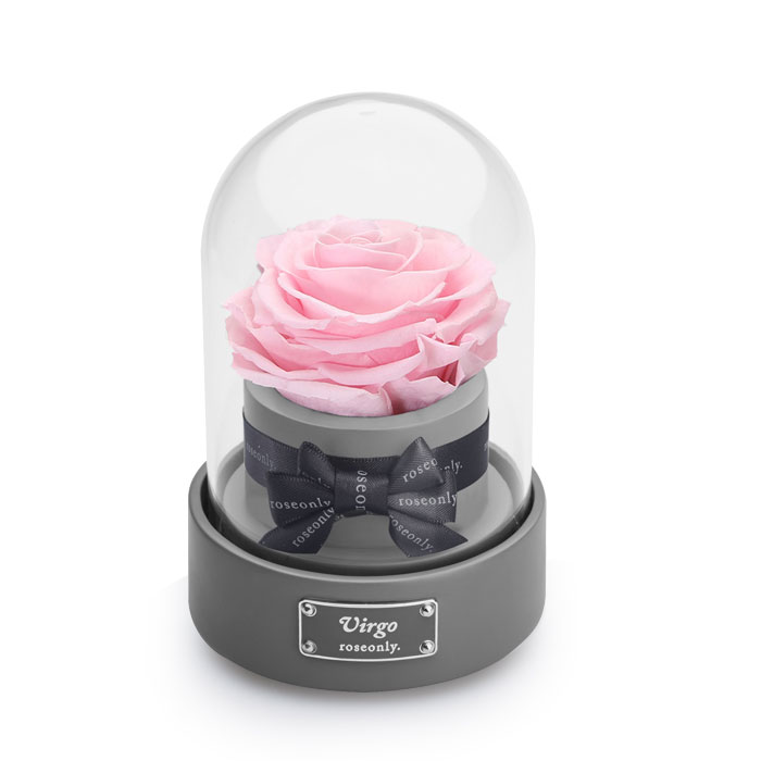 ROSEONLY十二星座玫瑰花礼盒永生花音乐盒女生闺蜜生日情人节礼物
