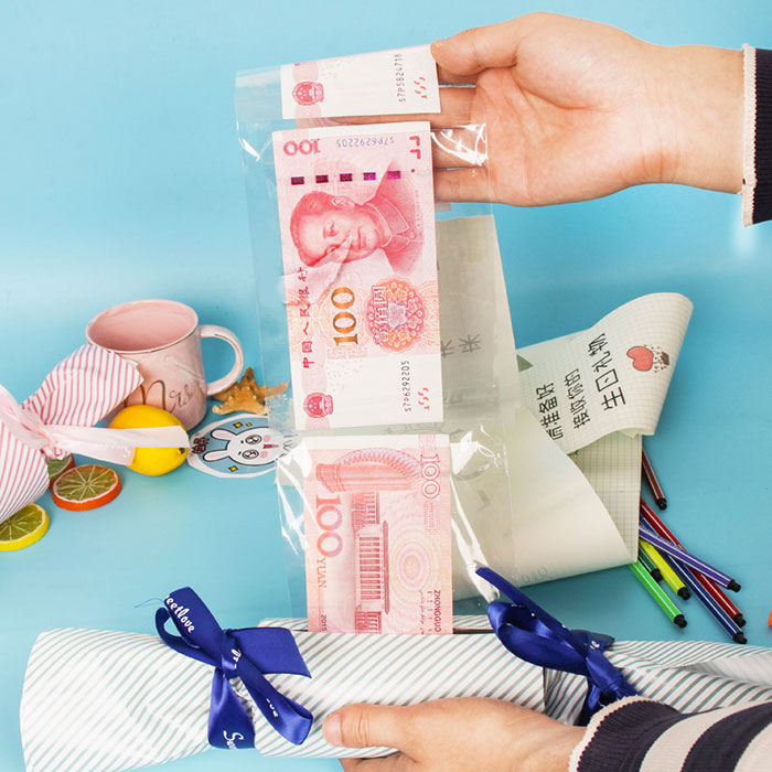 DIY创意抽钱糖果