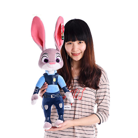 疯狂动物城兔子朱迪公仔狐狸尼克毛绒玩具儿童女生礼物