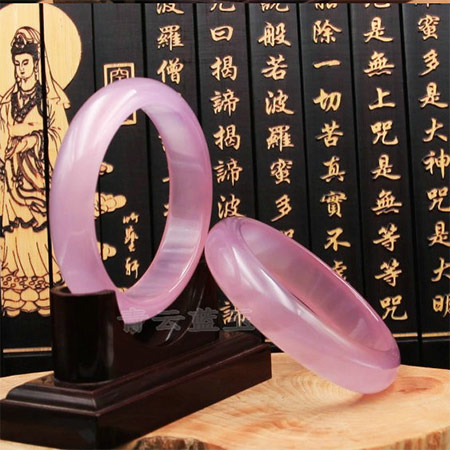 冰花芙蓉玉手镯