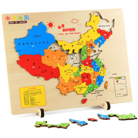 儿童益智地图拼图