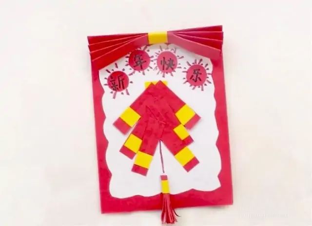 新年贺卡怎么做简单又漂亮 立体？