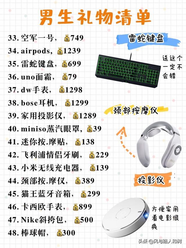 情侣之间的小东西买什么最好，又能体现爱意？
