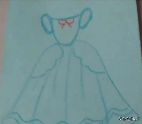 简笔画公主晚礼服怎么画？
