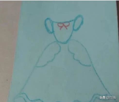 简笔画公主晚礼服怎么画？