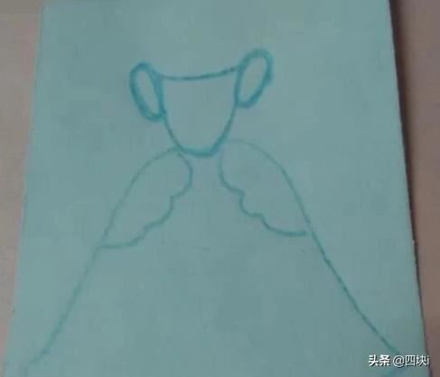 简笔画公主晚礼服怎么画？