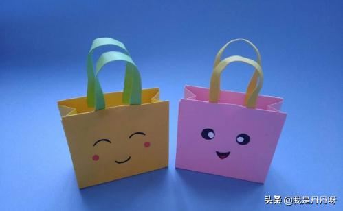 折纸：手提袋，手工DIY迷你礼品袋制作教程？