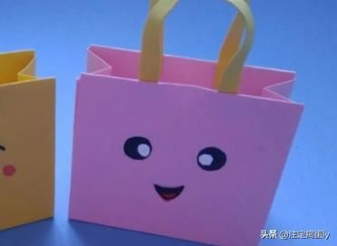 折纸：手提袋，手工DIY迷你礼品袋制作教程？